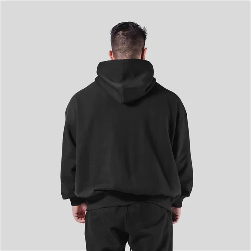 LYFT Big Y LOGO Men Hoodies Winter Fleece Warm Mens Sweatshirt Fashion Streetwear Casual Men's Loose Hooded Pullovers