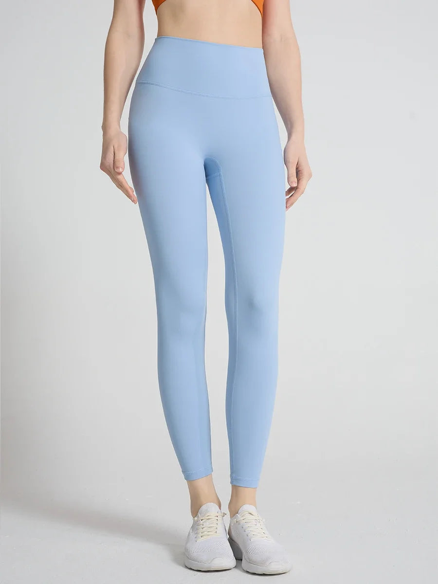 Women's High Waist Yoga Leggings Dopamine Color Series High Elasticity Hips Lifting Comfortable Indoor Outdoor Running Yoga Pant ATFH