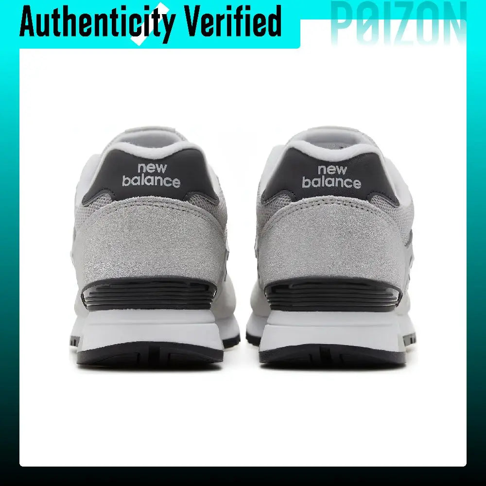 New Balance NB 565 Fabric Abrasion-Resistant Breathable Low-top Casual Running Shoes Unisex Gray White Black D-Width ML565CLG