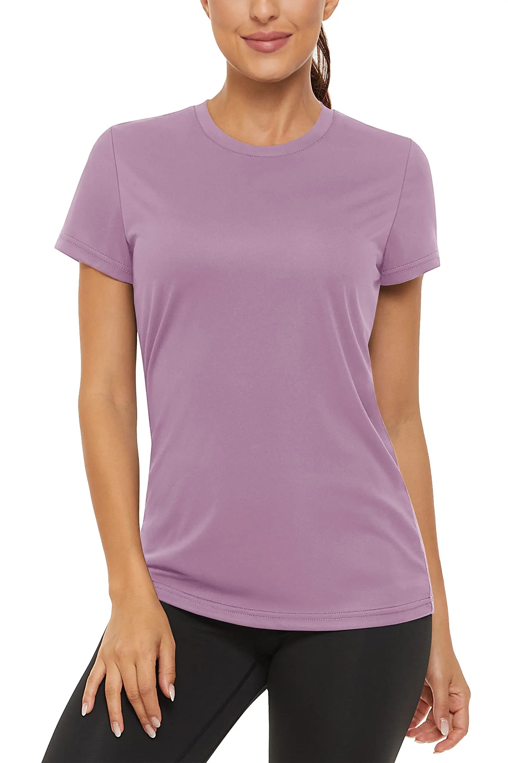 TACVASEN Summer Casual Performance T-shirts UPF 50+ Quick Dry Womens Sun Protection T-shirt Outdoor Running Swim Tee shirts Tops - ATFH