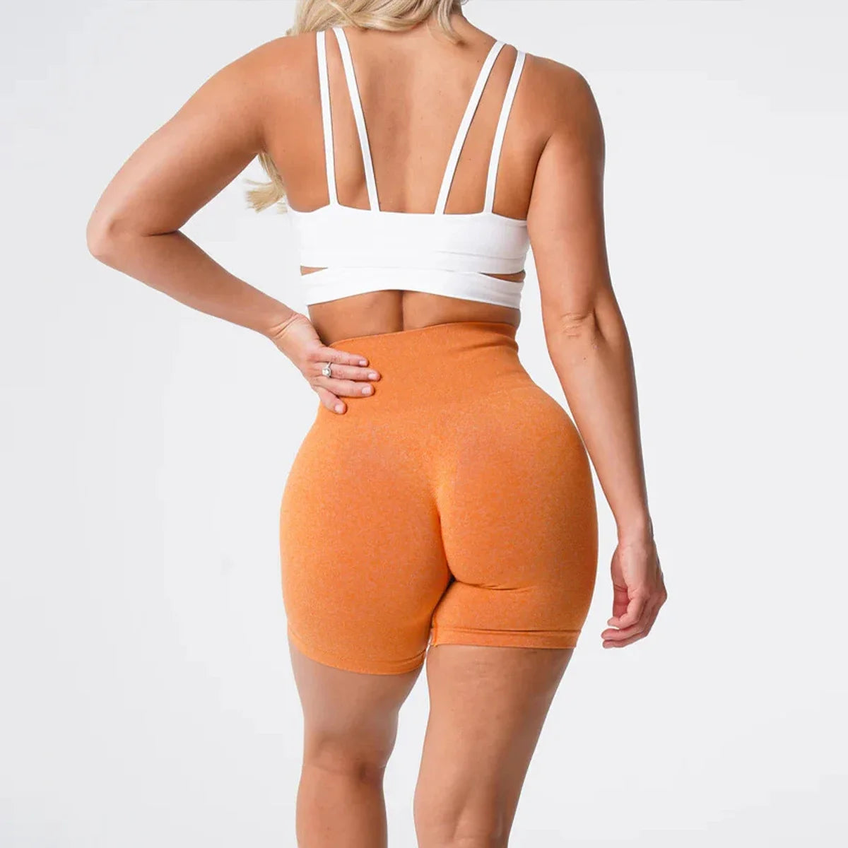 Pro Spandex Shorts Woman Fitness Elastic nv navigation Sports Running Yoga pants  tight pants cycling shark pants Tahsi Fashion House