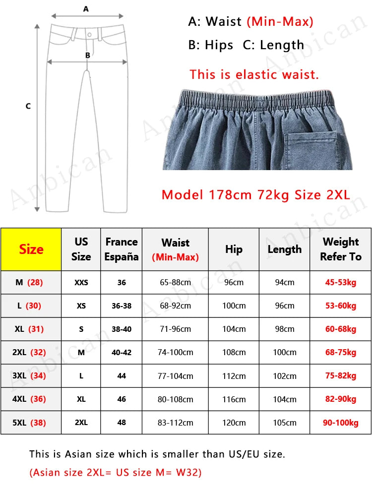 Spring Summer Black Blue Cargo Jeans Men Streetwear Denim Jogger Pants Men Baggy Harem Jean Trousers Plus Size ATFH