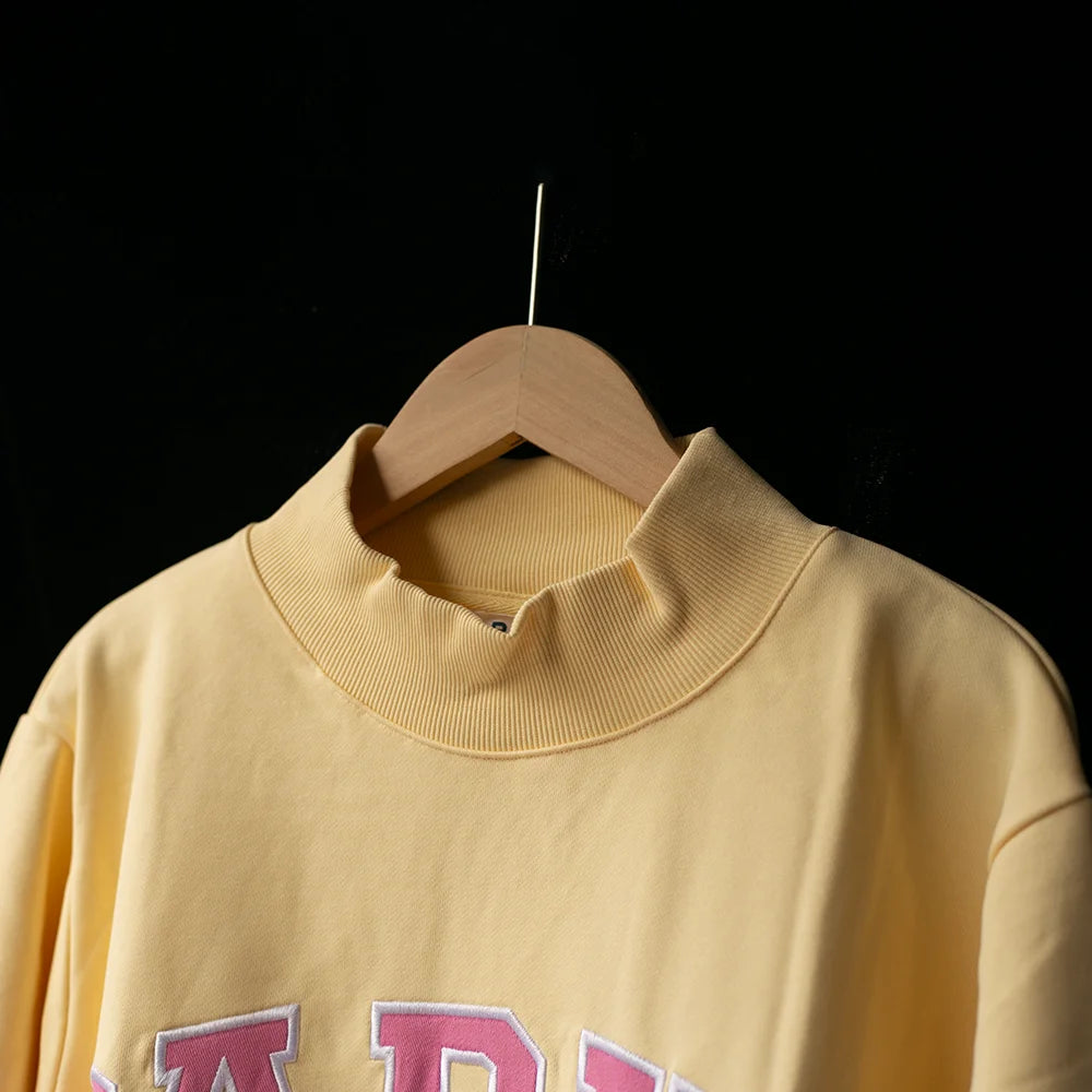 Rowan AAPK-Y045 Women O-Neck Long Sleeve Female Pullover Letter Embroidery Sweatshirts Vintage Casual Sports Lady Top 2026 - ATFH