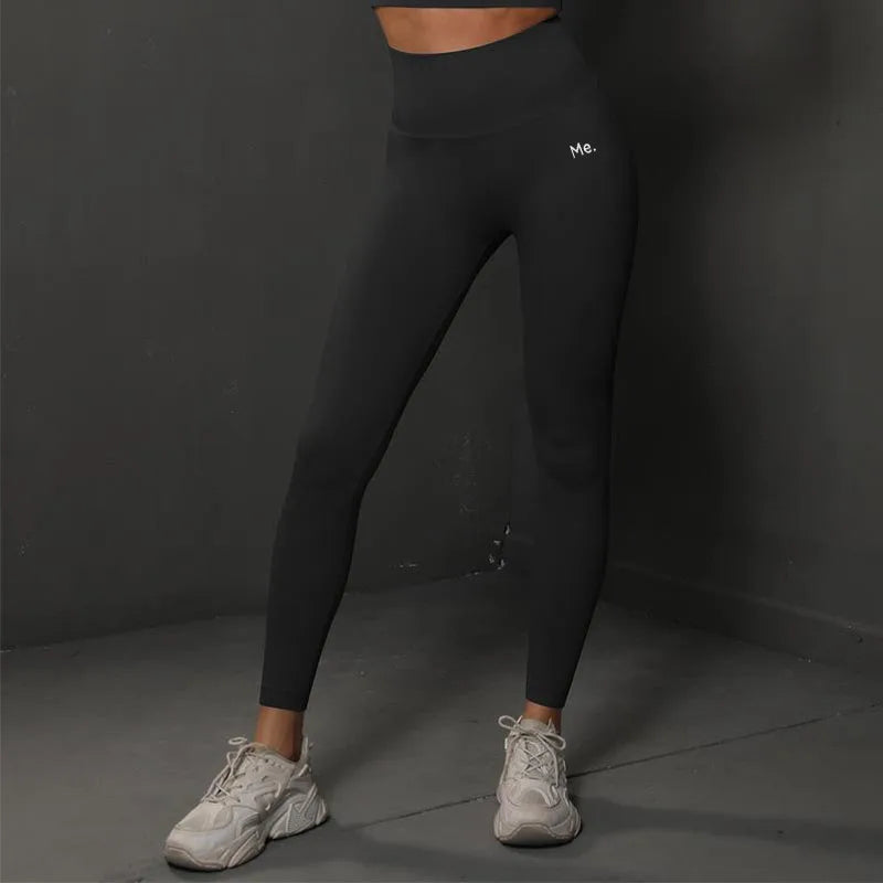 BetterMe Seamless Gym Leggings Yoga Pants Sexy High Waist Booty Lifting Leggings Pants Women Sports Clothing Fitness Wear - ATFH