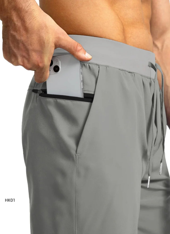 2026 Summer New Men's Solid Color Sports Shorts Outdoor Gym Fitness Training Running Loose and Comfortable Beach Shorts