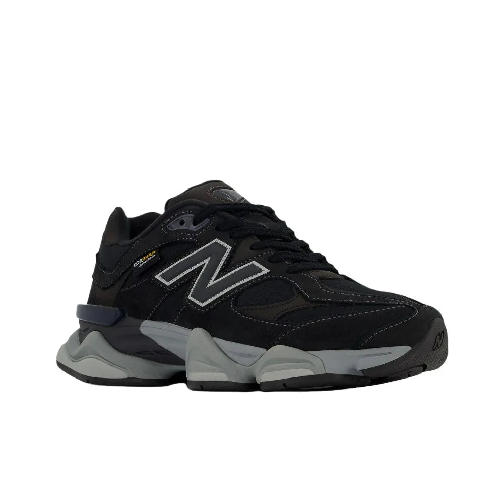 New Balance NB 9060 Unisex Thick-soled Durable Breathable Black Lifestyle Casual Shoes U9060ORA
