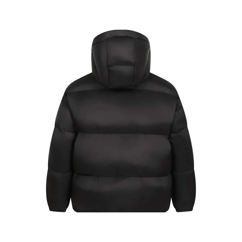 Men's Winter Warm Puffer Jacket Cotton Padded Thick Thermal Puffy Parkas Hooded Windproof Overcoat Warm Keeper Outerwear