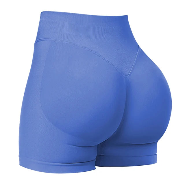 4.5''Shorts Seamless Low Ribbed Waistband Gym Shorts Scrunch Bum Yoga Shorts Booty High Stretch Running Bike Shorts Tahsi Fashion House