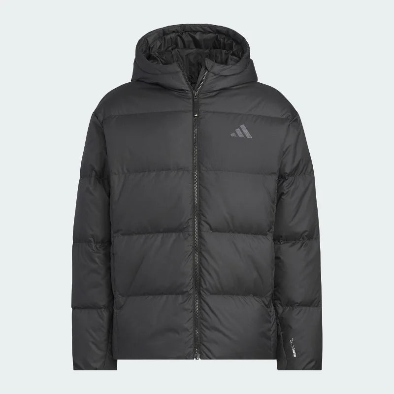Adidas Men's Warm Hooded Casual Light Down Jacket KC2478