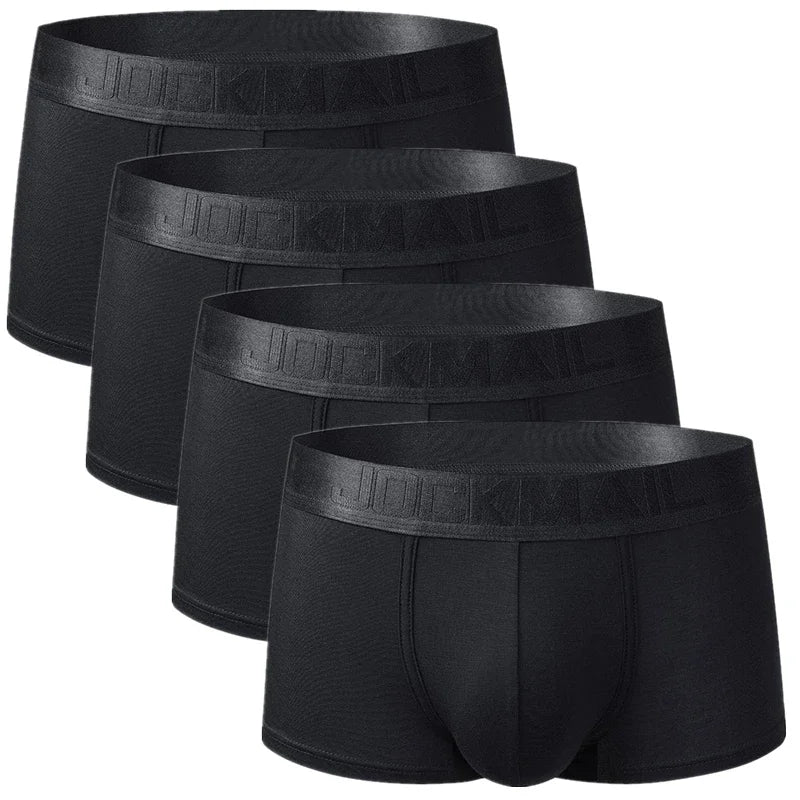 4PCS/Lot Underwear Men Boxer Men's Underpants Shorts Man Panties Boxershorts Boxer Hombre Ropa Interior Hombre Modal Breathable