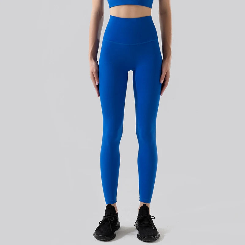 TRY TO BN Gym Leggings Yoga Pants Women Sports Fitness Naked Feeling High Waist Elastic Workout Push Up Leggings Tights Women - ATFH