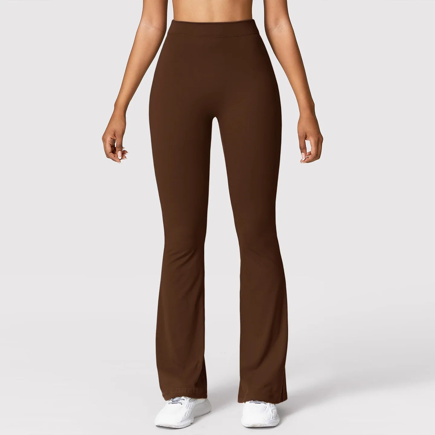 Women's 2026 Summer New Seamless Stretch Quick Dry Breathable Yoga Pants V Waist Butt Lifting Flared Workout Pants ATFH