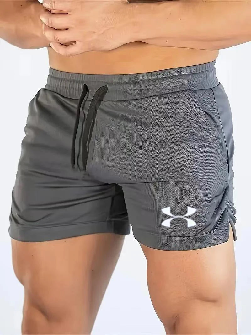 Summer new fitness shorts men's daily mesh breathable fitness shorts running shorts men's jogging sportswear