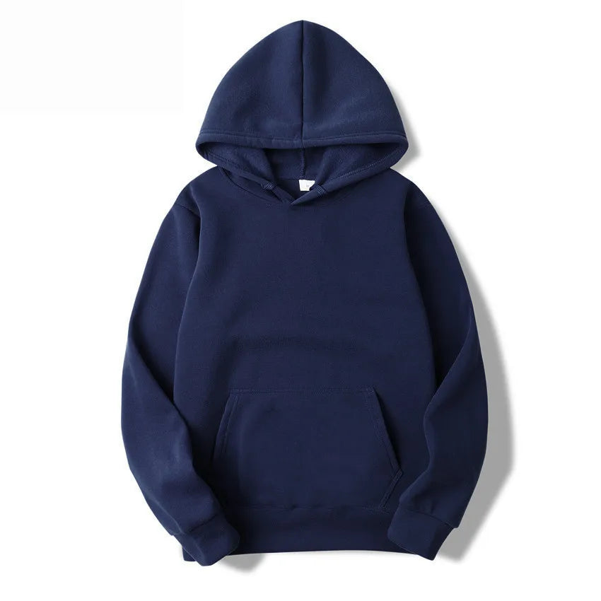 New Fashion Men's Women's Hoodies Spring Autumn Winter Casual Hoodies Sweatshirts Men Tops Solid Color Hoodie Sweatshirt Male - ATFH