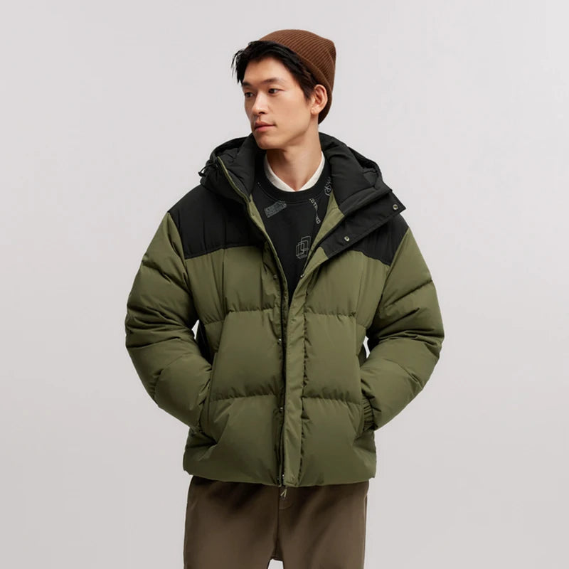 Semir Down Jacket Men Waterproof Windproof 2026 Winter New Shoulder-Fitting Outerwear Couple Down Jacket