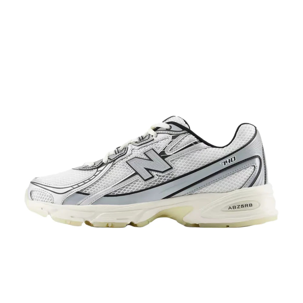 New Balance NB740 V2 Y2K Unisex Low-Top Running Shoes – White, Retro Comfort, Non-Slip, Durable & Breathable U740WN2