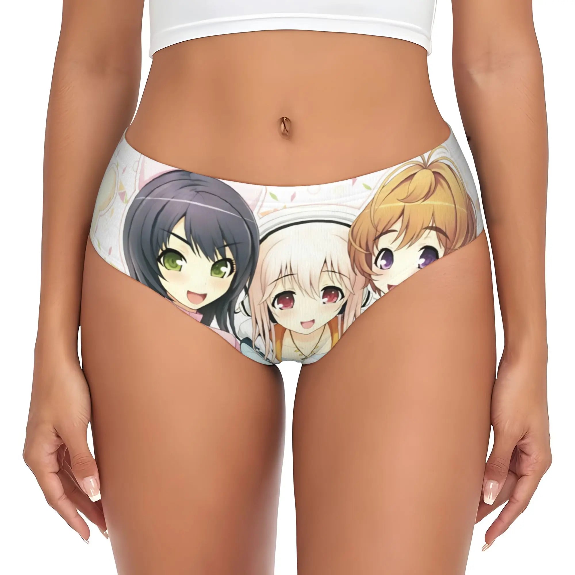 Super Sonico Anime Kawaii Girl Brief Panties Women Comfort Stretch  Underwear