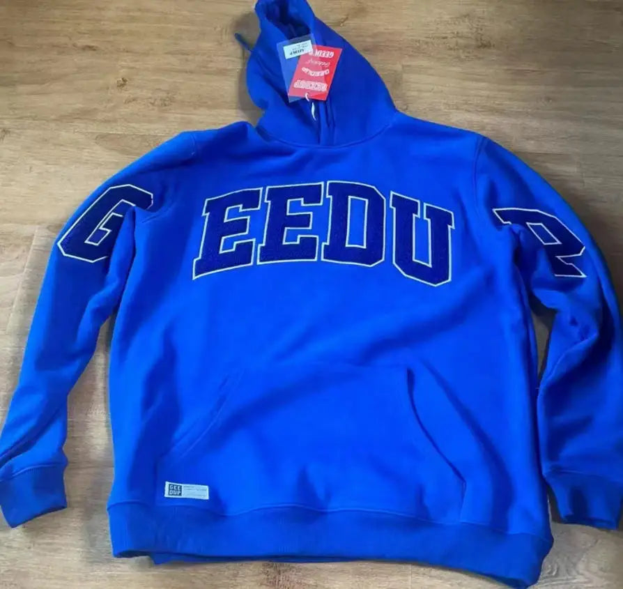 100% Cotton Geedup Australia Top Quality High Street Women Men Hoodie Clothing Hip-Hop Loose Y2K Harajuku Oversized Sweatshirt - ATFH
