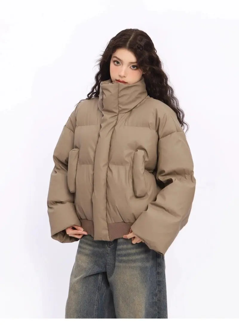 Puffer Parkas Woman Winter Womens Panelled Sectioned Divided Partitioned Segmented Compartmentalized Separated Split Fragmented ATFH