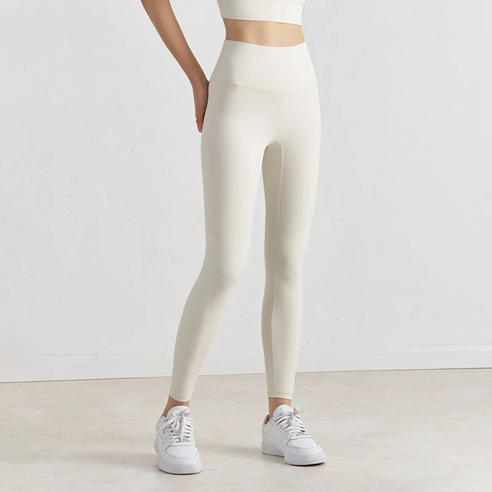 Yoga Leggings for Fitness Legging Sport Femme Back Pocket Pants Female Buttery Soft High Waist Leggins Push Up Gym Tights Women ATFH