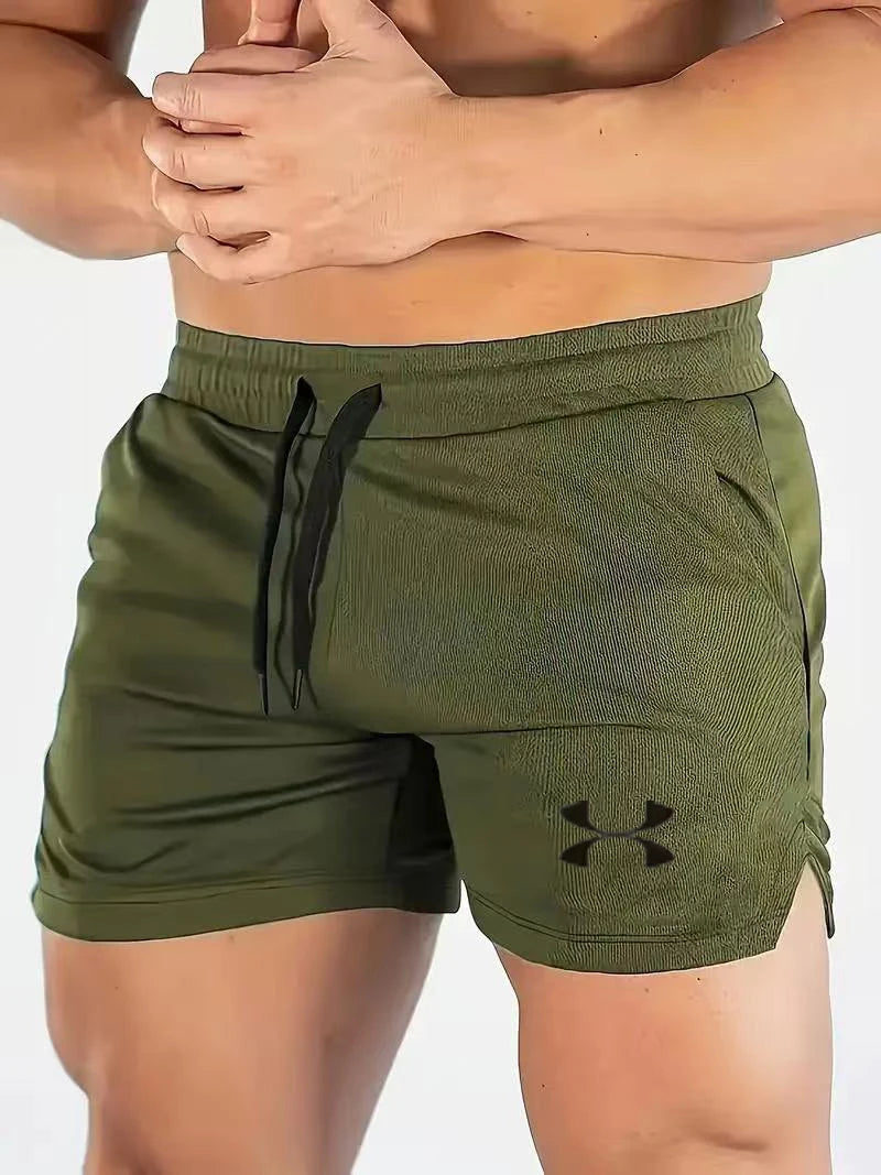 Summer new fitness shorts men's daily mesh breathable fitness shorts running shorts men's jogging sportswear