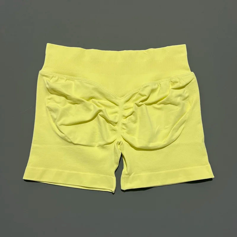 Women Gym Shorts Workout Scrunch Butt Seamless Leggings Seamless Yoga Leggings Bicycle Running Sportswear Fitness Sports Shorts Tahsi Fashion House