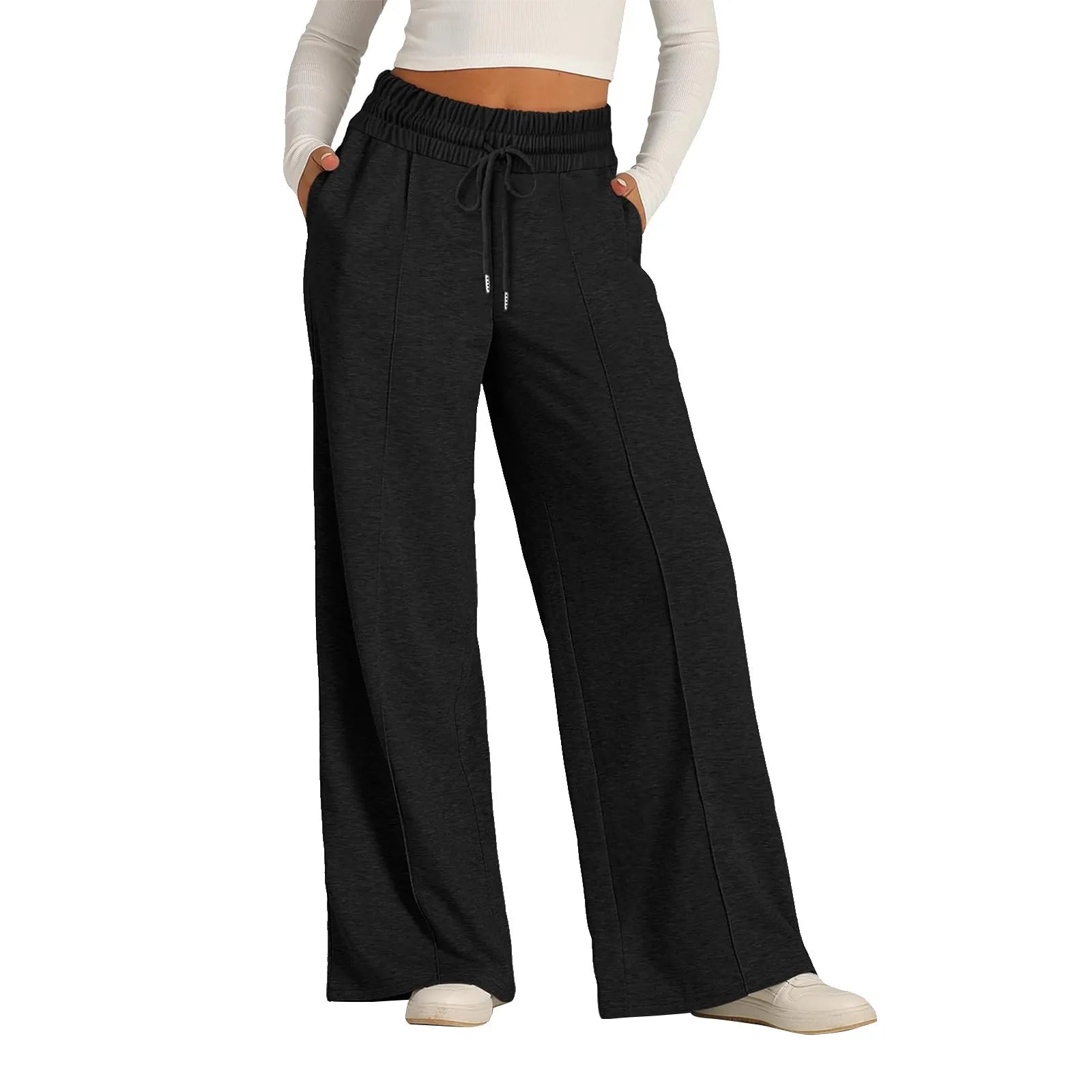 Women's Pants Female Streetwear Joggers Oversize High Waisted Korean Style Fashion Wide Leg Harajuku 2024 New Sweatpants Baggy