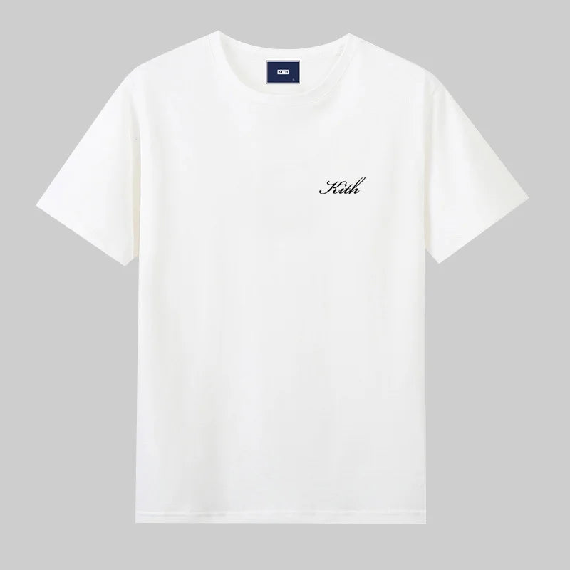 Hot Sales Cotton High-quality Embroidery Logo T-shirt Men/Women Summer Loose Short Sleeve Tops Fashion Round Neck Classic Tees ATFH