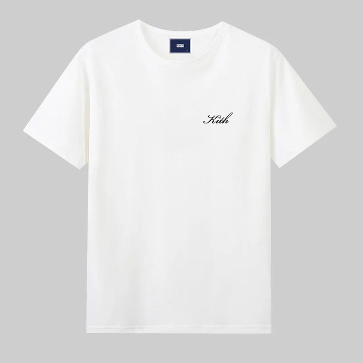 Hot Sales Cotton High-quality Embroidery Logo T-shirt Men/Women Summer Loose Short Sleeve Tops Fashion Round Neck Classic Tees ATFH