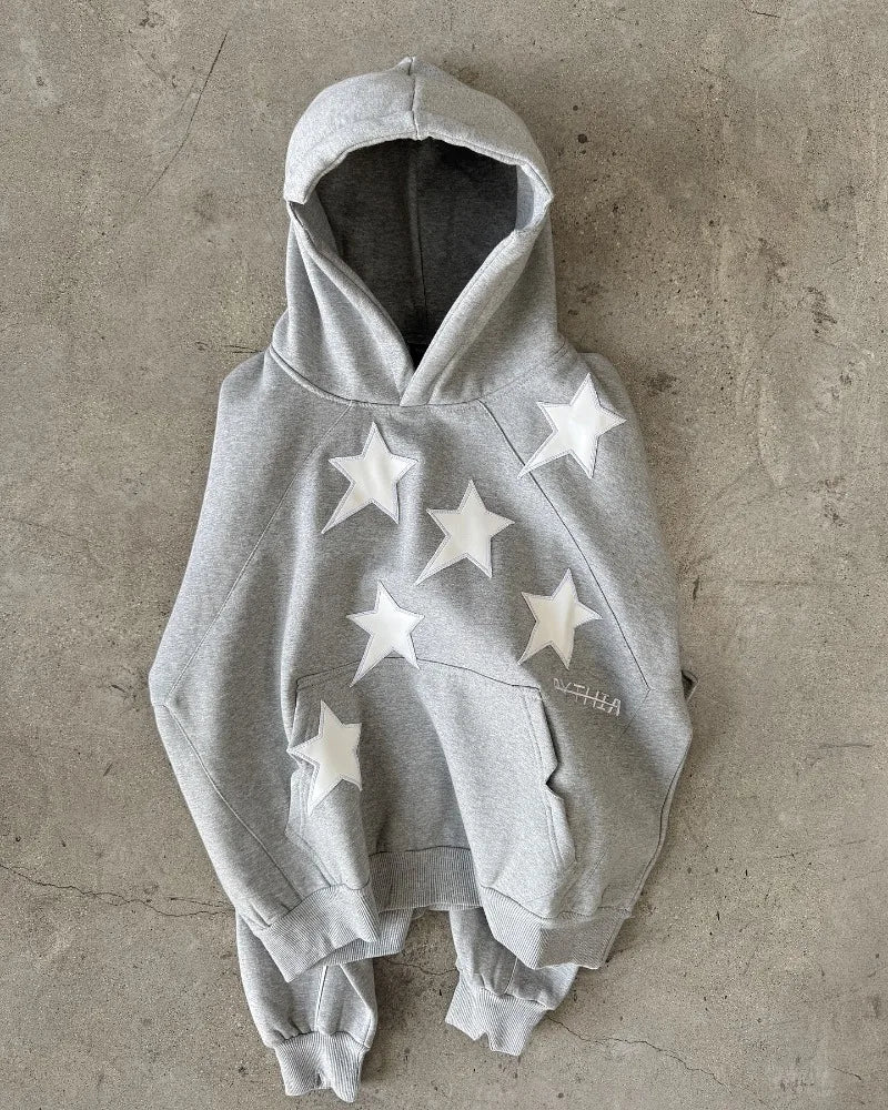2025 American Fashion New Letter Embroidery Patch Super Sports Hoodie Women Y2K Gothic Hip Hop Popular Casual Joker Sweater Tops