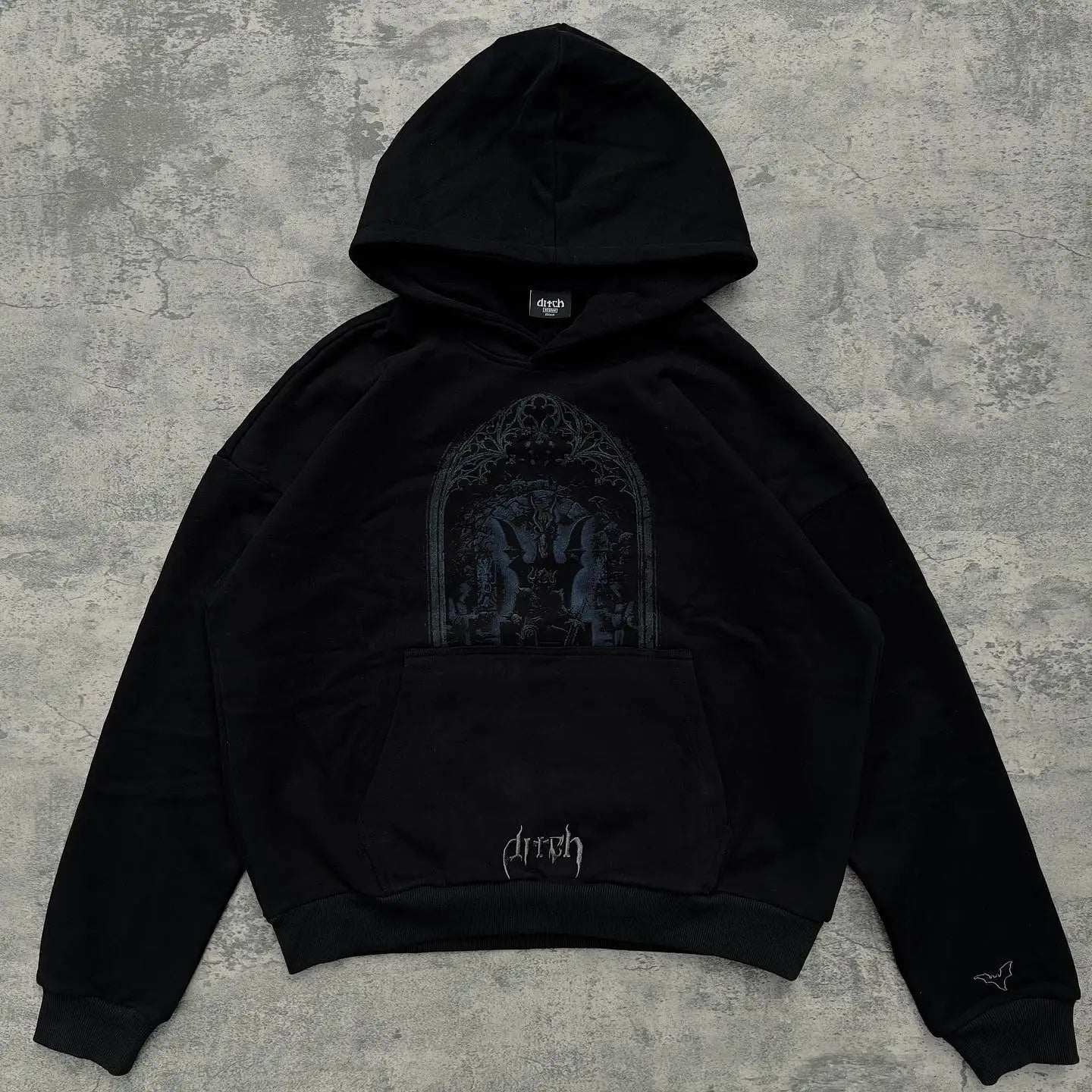 Y2K Clothing Harajuku Hip Hop Graphic Printed Oversized Hoodie Gothic Casual Pullover Hoodie Mens Womens Streetwear Sweatshirt - ATFH