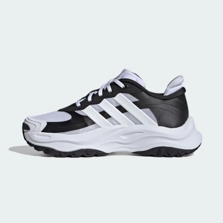 Adidas New Wear-Resistant, Comfortable, Shock-Absorbing Outdoor Commuting Men's Running Shoes Maxxwavy Halo Soft-Soled Non-Fatiguing Outdoor Walking Shoes Black and White Versatile Commuting Casual Sports Shoes Essential for ATFH