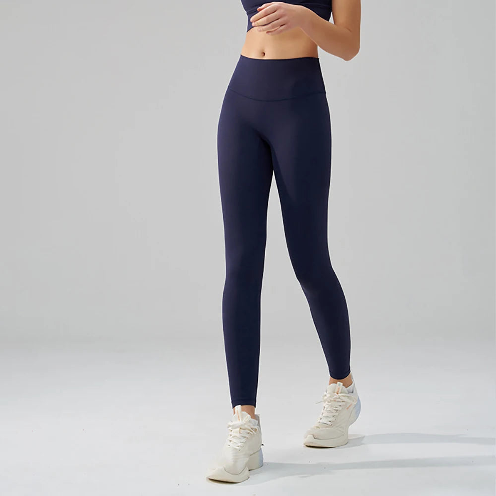 Yoga Leggings for Fitness Legging Sport Femme Back Pocket Pants Female Buttery Soft High Waist Leggins Push Up Gym Tights Women ATFH