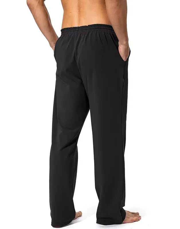 Hot selling Spring and Autumn men's fashionable casual solid color pants, loose tight rope straight leg pants