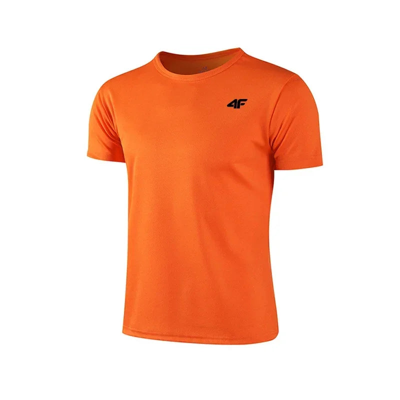 Summer New Sport Gym t Shirt Men Quick Dry Running Bodybuilding Shirts Men Quality Breathable Short Sleeve Fitness Tops Jersey