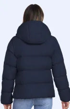 Women Lightweight Jacket Hooded Coat Zipper Pocket Fashion Casual Warm Coat with a Hat Autumn Winter Coat