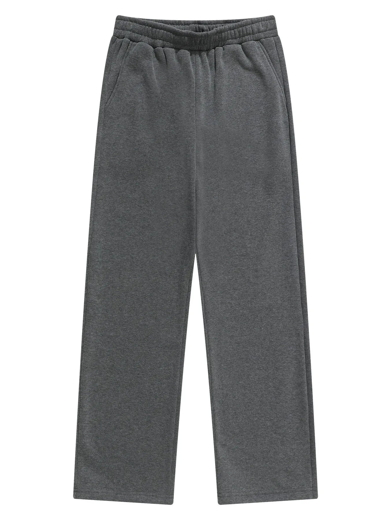 Men's solid color straight leg jogging pants, suitable for casual sports such as running, gym, and outdoor activities