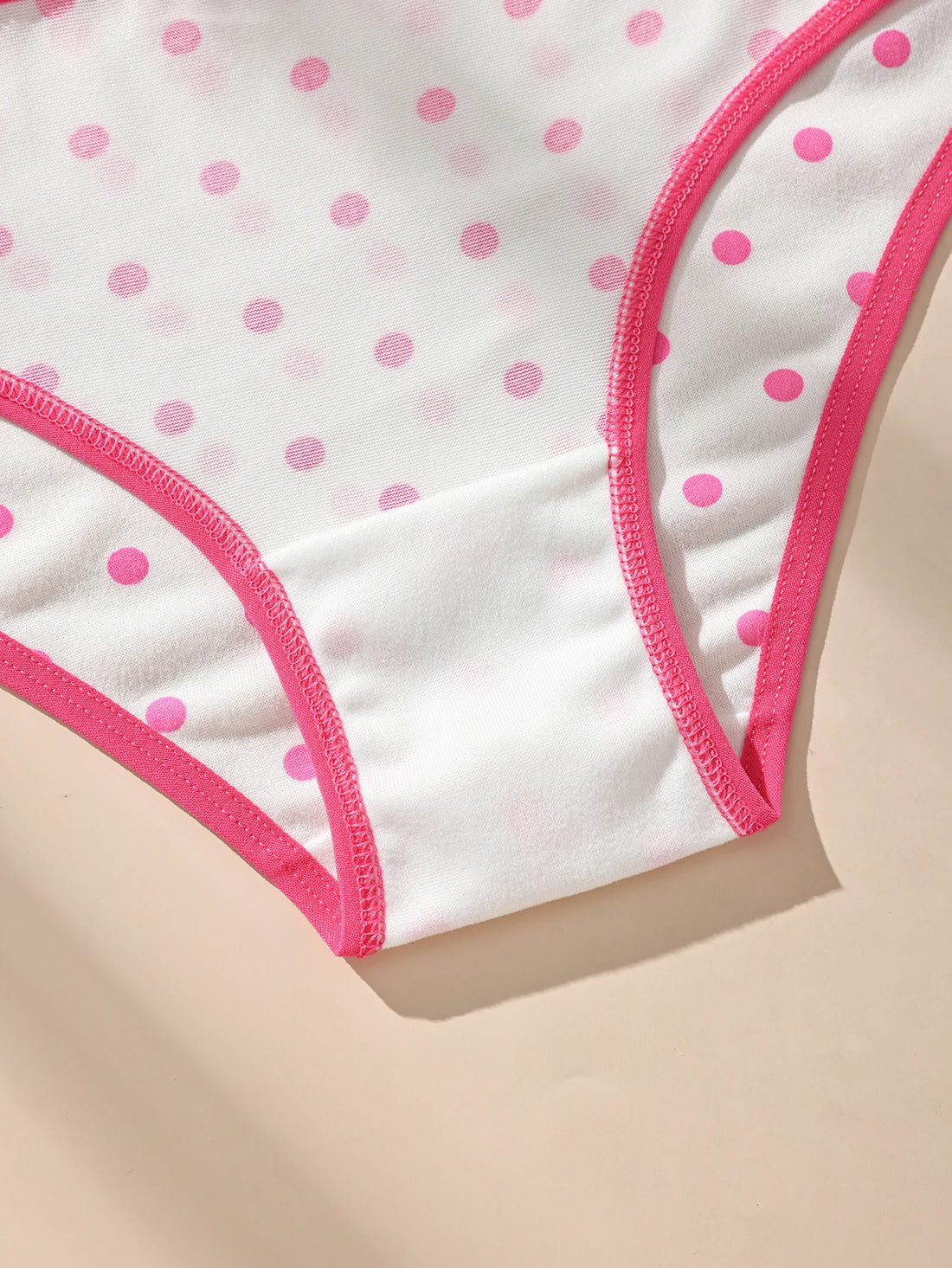 6Pcs/Set Women Panties Fashon Dot Underwear Low Waist Briefs Girls Panty Sexy Ladies Underpants Soft Female Lingerie Size S-XL