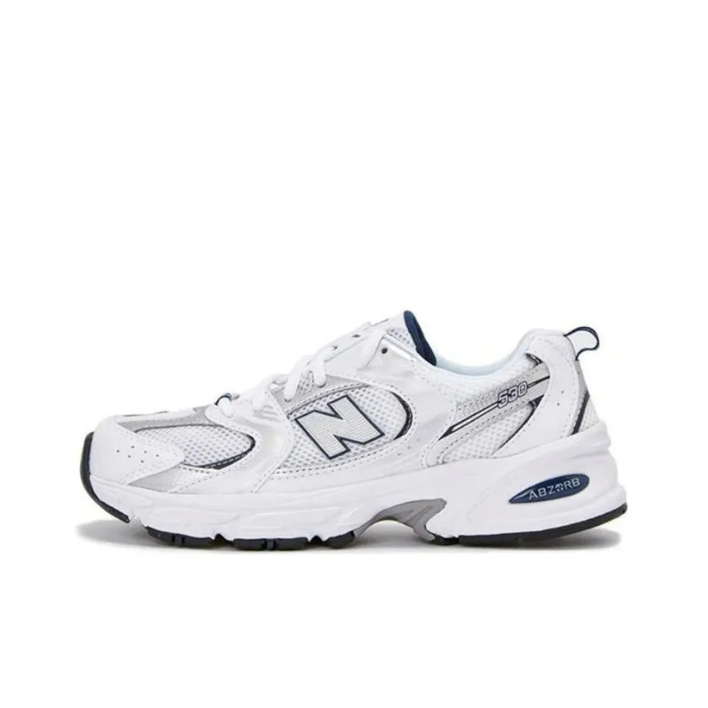 New Balance NB 530: Snug Fit, Comfortable, Cushioned, and Durable Women's Low-Top Casual Shoes in White GR530SB1