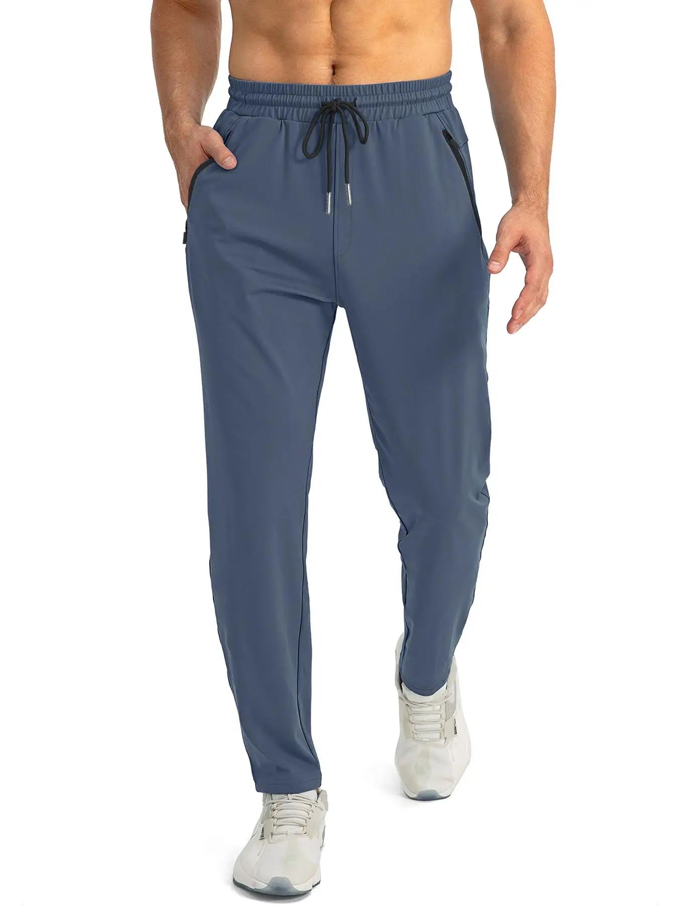 Men's sports pants, quick drying, loose fit, spring and summer running, outdoor casual pants, workwear