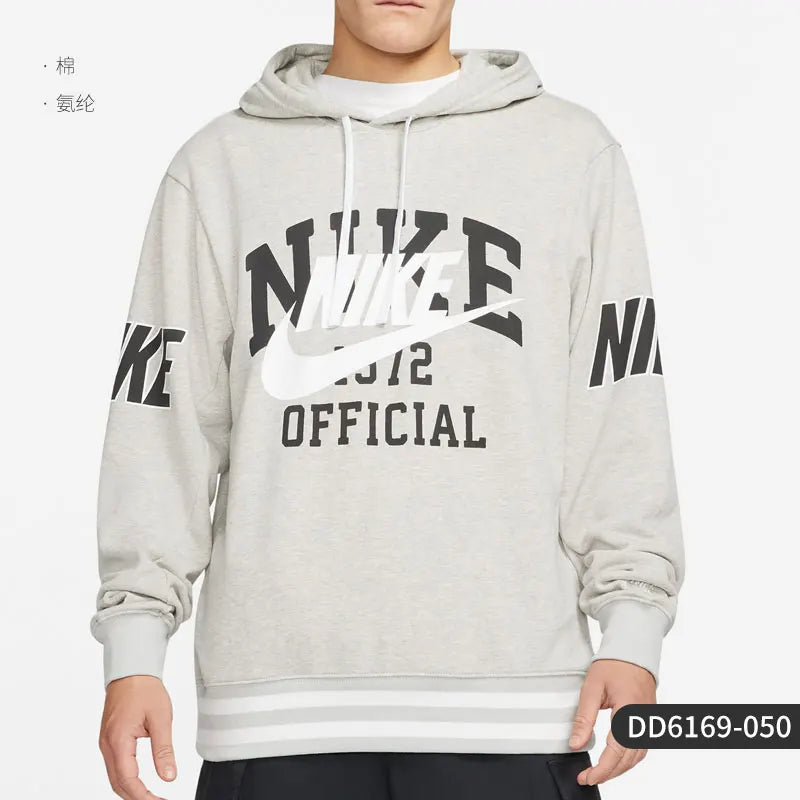 Nike Official New Men's Loose Hooded Casual Sweatshirt DD6169-050 - ATFH