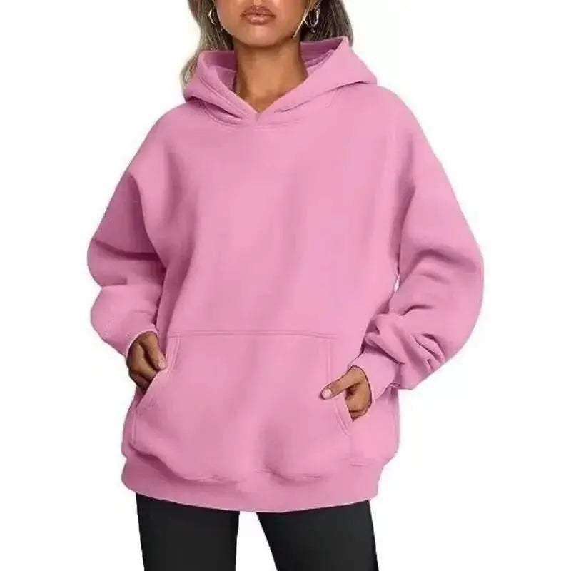 2025 Autumn/Winter New Men's and Women's Comfortable Casual Hoodie Outdoor Sports Running Wool Warm Fashion Casual Hoodie - ATFH