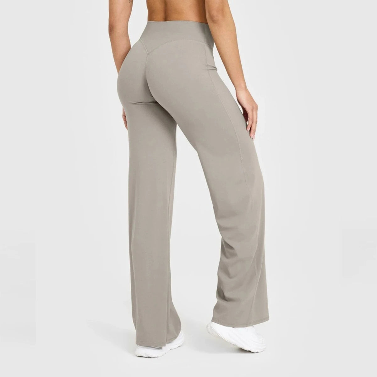 Flared Leggings Straight Leg Leggings Woman Wide-leg Pants Yoga Breathable Fitness Clothing Versatile Casual Pants ATFH