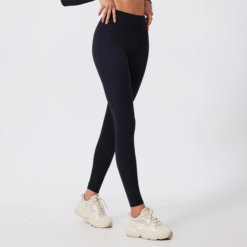Hearuisavy Summer High Waist Workout Leggings Woman Gym Pants Running Push Up Sports Leggings Quick-Dry Scrunch Tight Yoga Pants - ATFH