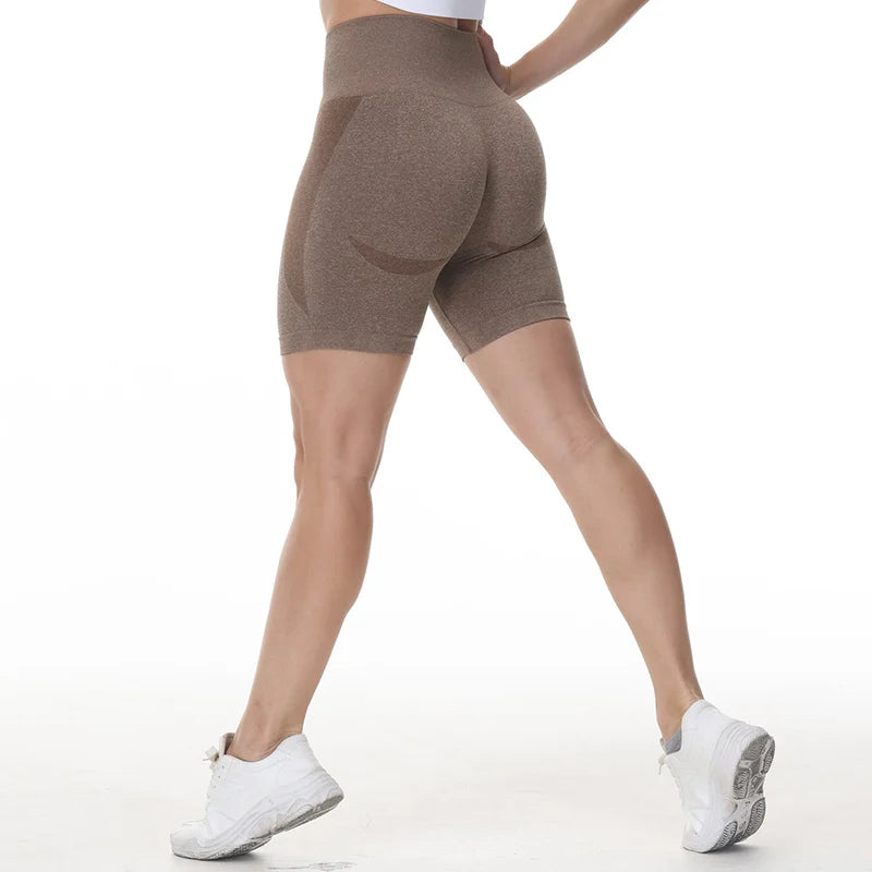 Push Up Yoga Shorts Spandex Solid Seamless Shorts Soft Workout Clothes For Women Tights Fitness Outfits Yoga Pants Gym Wear Tahsi Fashion House