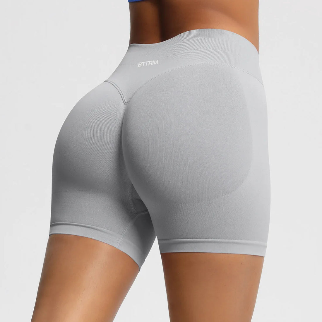 BetterMe High Waisted Yoga Shorts Fashionable and Sexy Running Fitness Pants Solid Color Yoga Leggings