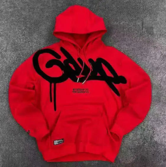 100% Cotton Geedup Australia Top Quality High Street Women Men Hoodie Clothing Hip-Hop Loose Y2K Harajuku Oversized Sweatshirt - ATFH