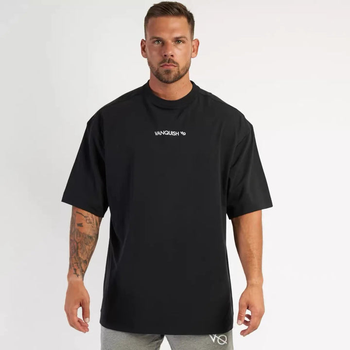 New Muscle Captain Fitness Men's Running Sports Casual Exercise Short-sleeved Cotton Breathable Multi-color T-shirt ATFH