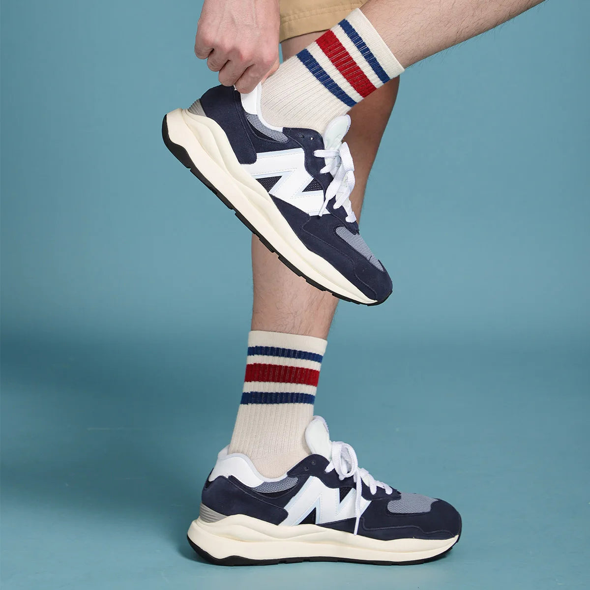 New Balance NB 57/40 Sports Breathable Low top Casual Shoes Unisex Navy Blue M5740CD