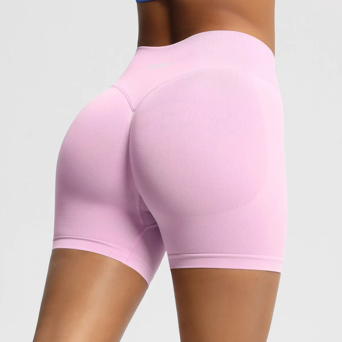 BetterMe High Waisted Yoga Shorts Fashionable and Sexy Running Fitness Pants Solid Color Yoga Leggings